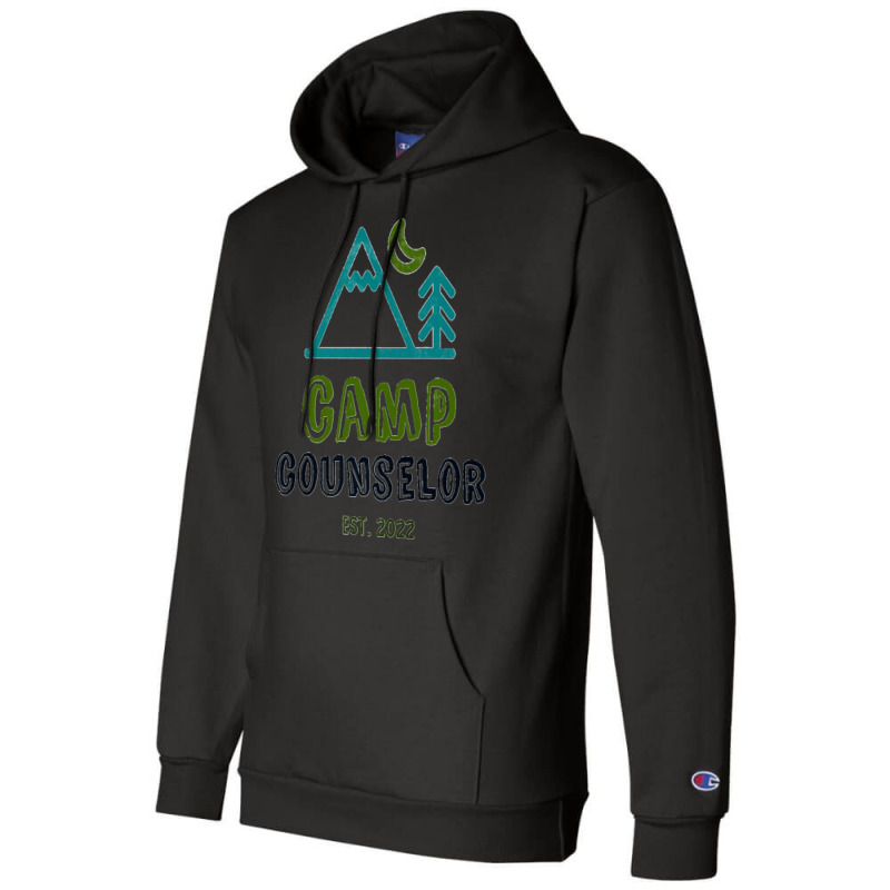 Camp Counselor 2022 Summer Teacher Instructor Coach Crew Premium Champion Hoodie | Artistshot