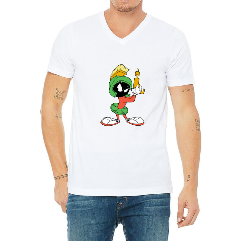 Marvin The Martian Looney V-neck Tee | Artistshot