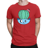 Cute And Funny Cactus Cat T-shirt | Artistshot