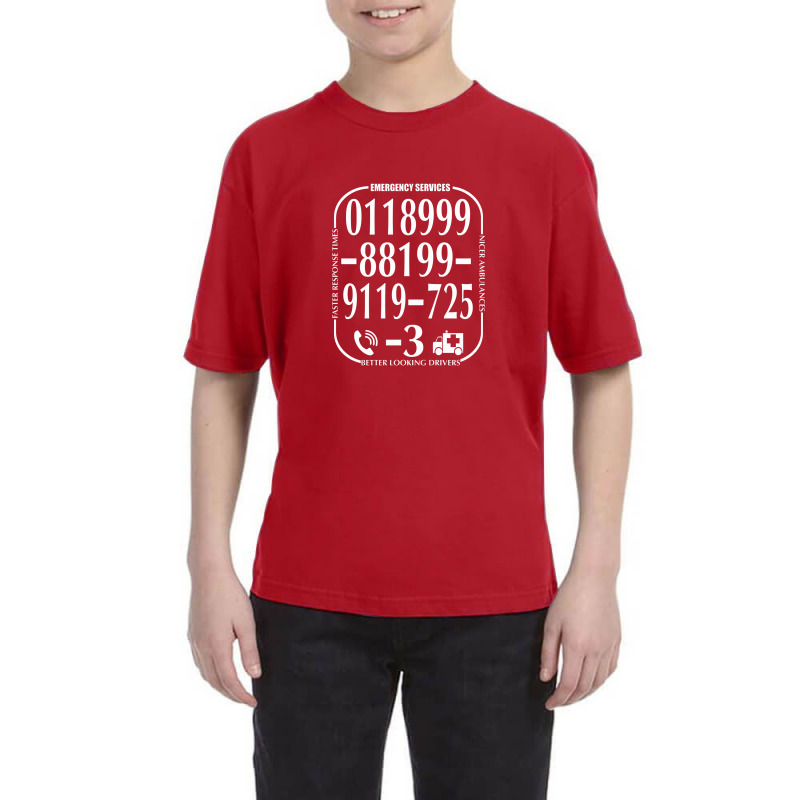 It Crowd   Emergency Services Youth Tee | Artistshot