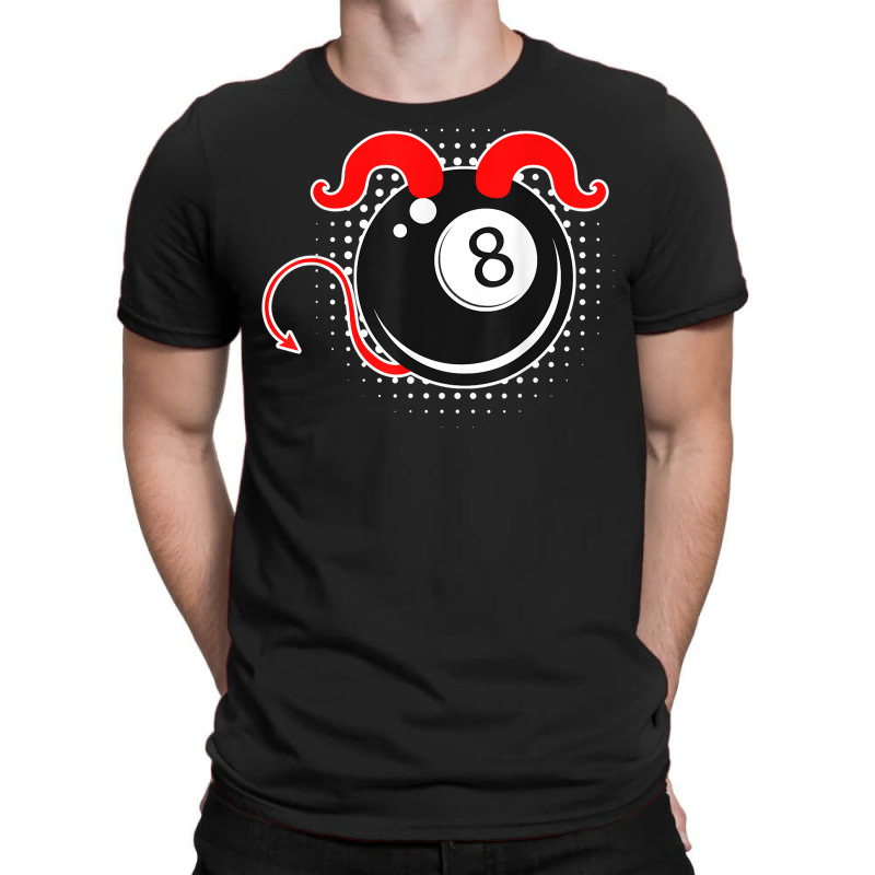 8 Ball Billiards Devil Snooker Pool Billiards T Shirt T-shirt | Artistshot