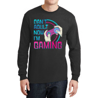 Can't Adult Now I'm Gaming  Controller Funny Video Games Long Sleeve Shirts | Artistshot