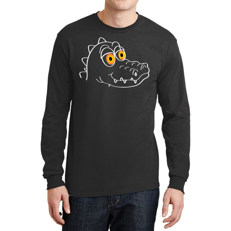 Cute & Funny Design Of Crocodil Crocodile Costume Crocodile Long Sleeve Shirts | Artistshot