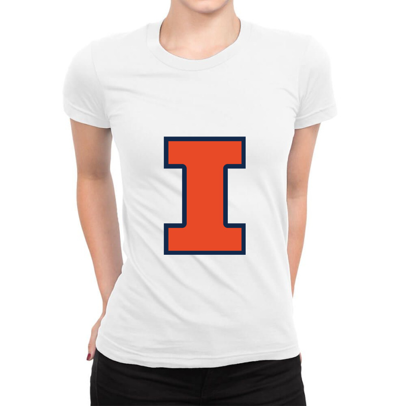 The Illinois Fighting Illini Ladies Fitted T-Shirt by pertodama | Artistshot