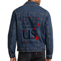 Vintage Graphic  Lecters For Men Women.png Men Denim Jacket | Artistshot