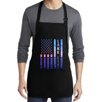 Lake Life American Flag Dock Sunset Wakeboarder Power Boat Tank Top Medium-length Apron | Artistshot