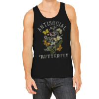 Antisocial Butterfly Fairy Grunge Fairycore Aesthetic Goth Tank Top | Artistshot