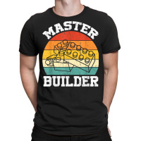 Master Builder Kids Building Blocks Brick Toy Master Builder T Shirt T-shirt | Artistshot