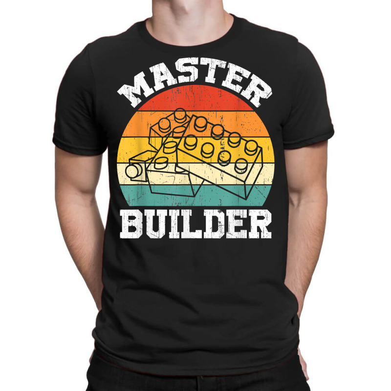 Master Builder Kids Building Blocks Brick Toy Master Builder T Shirt T-shirt | Artistshot