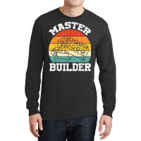 Master Builder Kids Building Blocks Brick Toy Master Builder T Shirt Long Sleeve Shirts | Artistshot