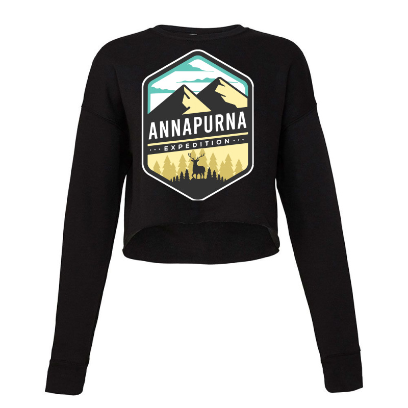 Annapurna T  Shirt293 Cropped Sweater by claudiamayer807 | Artistshot