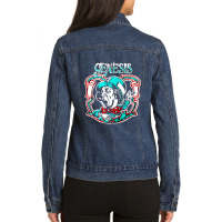 Gifts Idea Tony Banks My Favorite People Ladies Denim Jacket | Artistshot