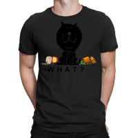 What Cat T  Shirt What Cat Shirt, Funny Black Cat , Cat Lover , Cat Wi T-shirt | Artistshot