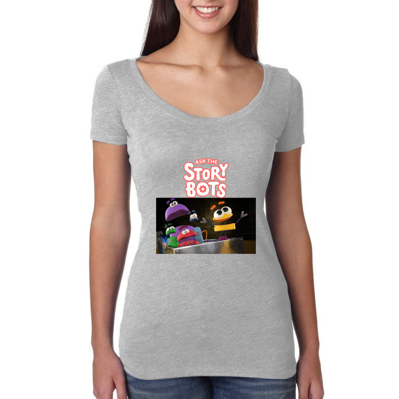 Ask The Storybots Women's Triblend Scoop T-shirt by yaukhti | Artistshot