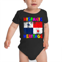 National Hispanic Heritage Month Latino Panama Flag T Shirt Baby Bodysuit | Artistshot