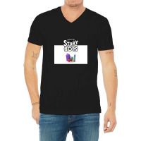 Ask The Storybots V-neck Tee | Artistshot