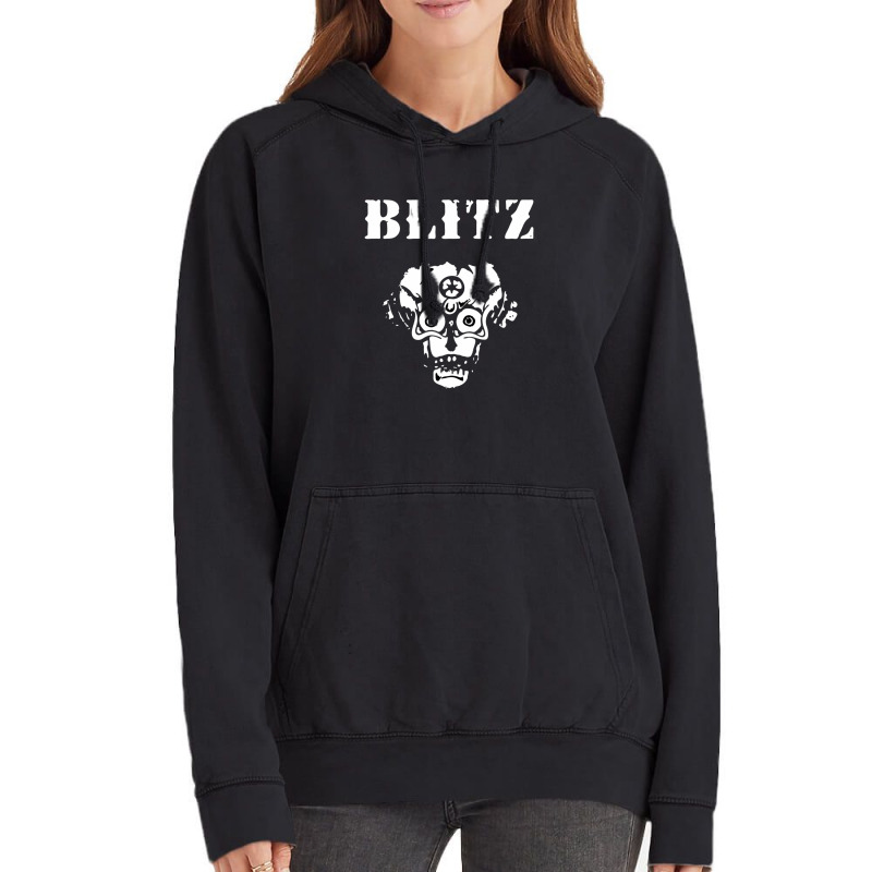 Blitz White Vintage Hoodie by rahmat1708 | Artistshot