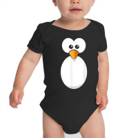 Funny Penguin Face Design Or Easy Costume Black Penguin T Shirt Baby Bodysuit | Artistshot