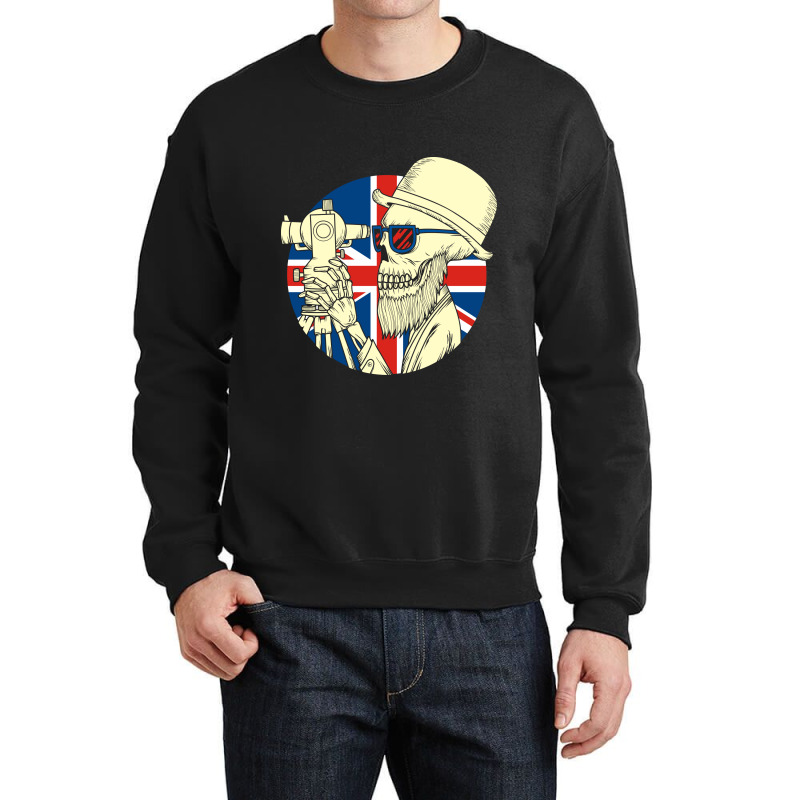 British Surveyor Crewneck Sweatshirt by azmth | Artistshot