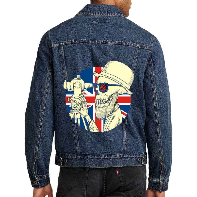 British Surveyor Men Denim Jacket by azmth | Artistshot