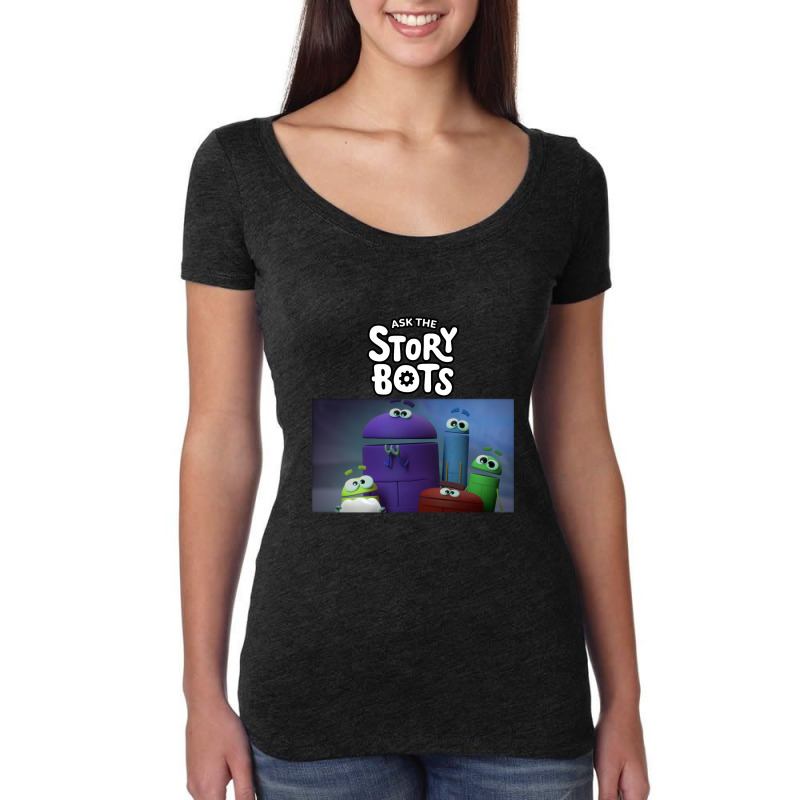 Ask The Storybots Women's Triblend Scoop T-shirt by yaukhti | Artistshot