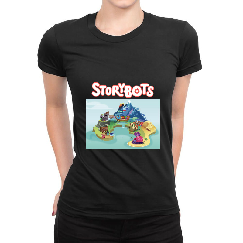 Ask The Storybots Ladies Fitted T-Shirt by yaukhti | Artistshot