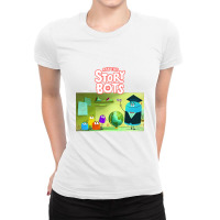 Ask The Storybots Ladies Fitted T-shirt | Artistshot