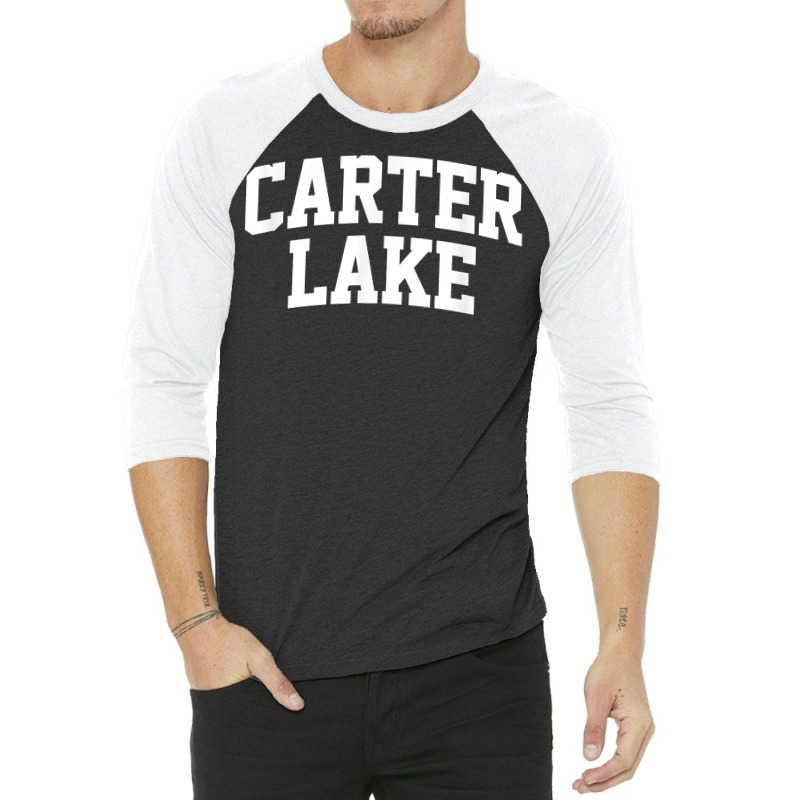 Carter Lake Athletic Arch High School College Style T Shirt 3/4 Sleeve Shirt by pickengtwrentv | Artistshot