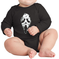 Scream Reaper Mask Long Sleeve Baby Bodysuit | Artistshot