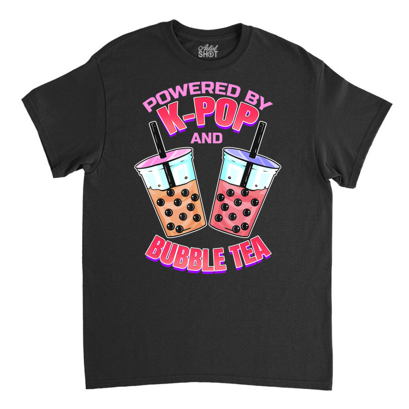 Bubble Tea Boba K Pop Music Lover Korean Milk Anime Classic T-shirt | Artistshot