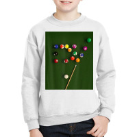 Snooker Billiards Table T Shirt Youth Sweatshirt | Artistshot