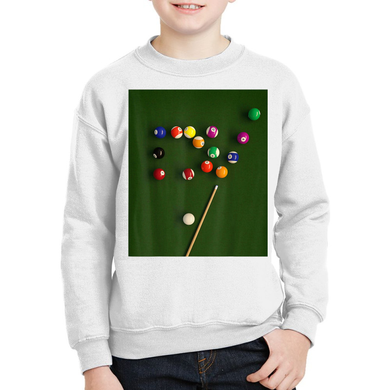 Snooker Billiards Table T Shirt Youth Sweatshirt | Artistshot