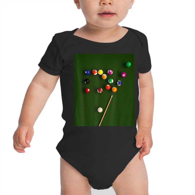 Snooker Billiards Table T Shirt Baby Bodysuit | Artistshot