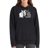 Eat Sleep Wheel Repeat Hamster Lovers Cute And Funny Design Premium Vintage Hoodie | Artistshot