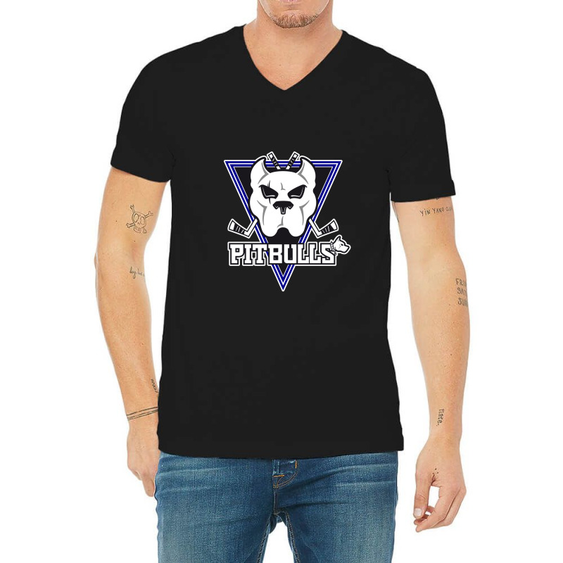 Bristol Pitbulls V-neck Tee | Artistshot