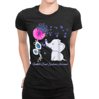 Elephant Irritable Bowel Syndrome Awareness Ladies Fitted T-shirt | Artistshot