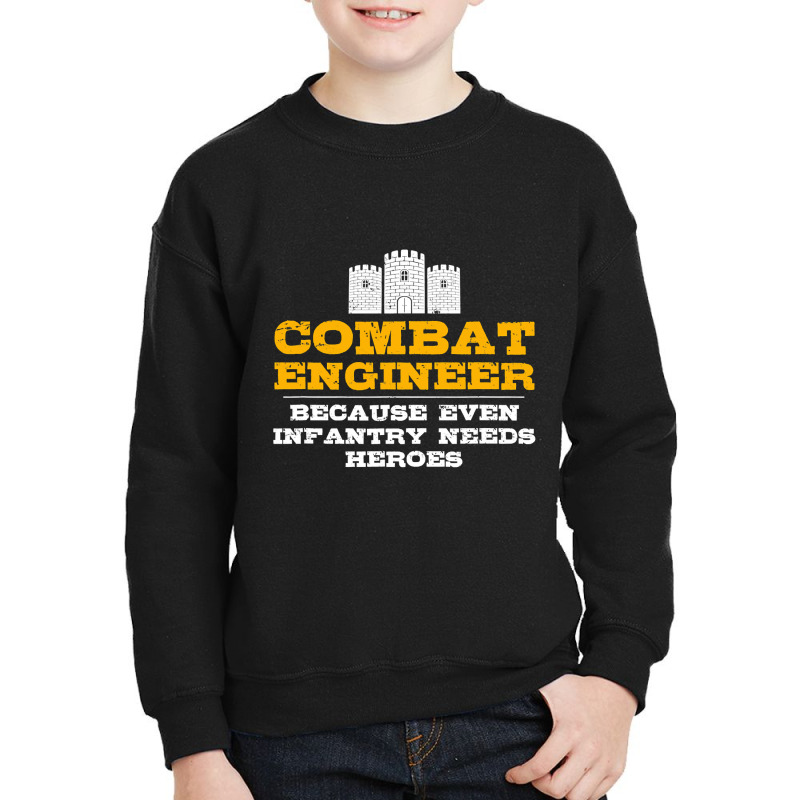 Combat Engineer   Engineer Gifts   Army Engineering T Shirt Youth Sweatshirt by TimothyMears89 | Artistshot