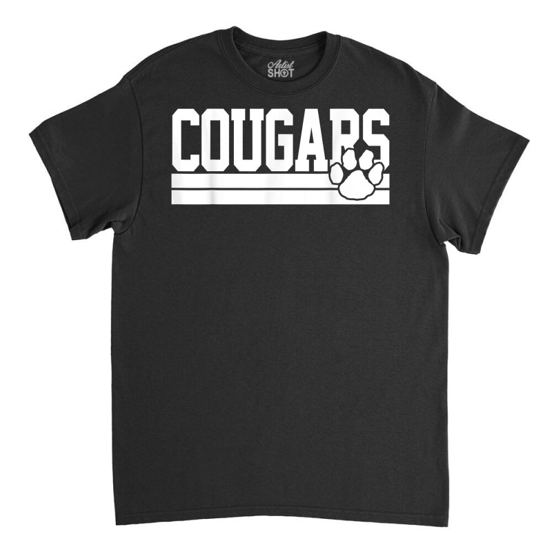 Cougars School Spirit T Shirt Classic T-shirt by summeyveulricket | Artistshot