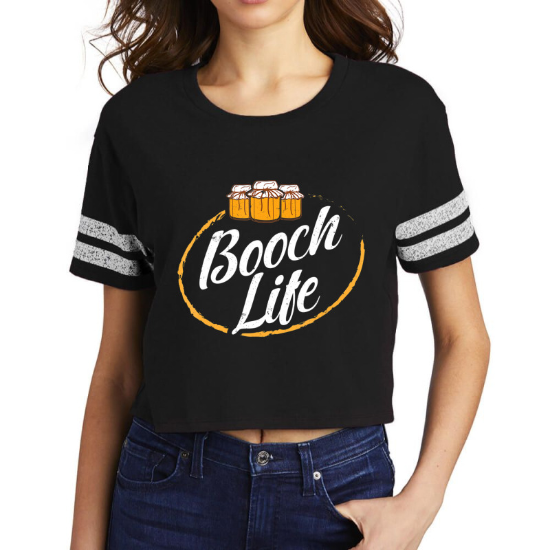 Kombucha Booch Life Fermented Tea Fermentation Scoby Scorecard Crop Tee by sabenasanweil | Artistshot