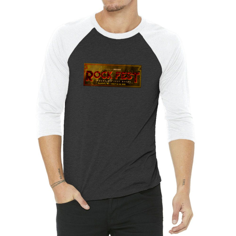 Rock Fest 3/4 Sleeve Shirt by kingranger840404 | Artistshot