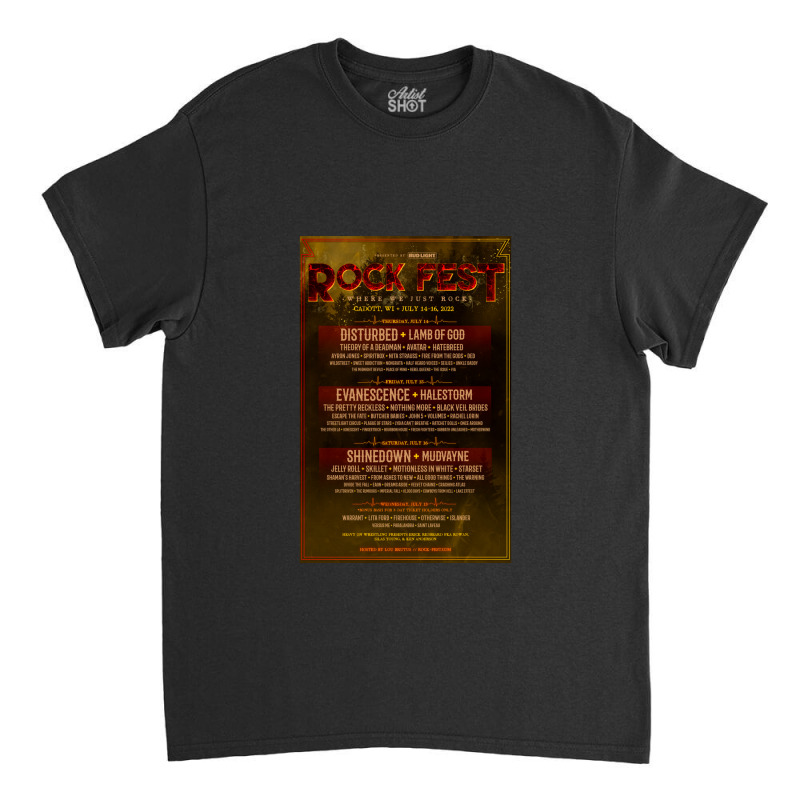 Rockfest Classic T-shirt by kingranger840404 | Artistshot