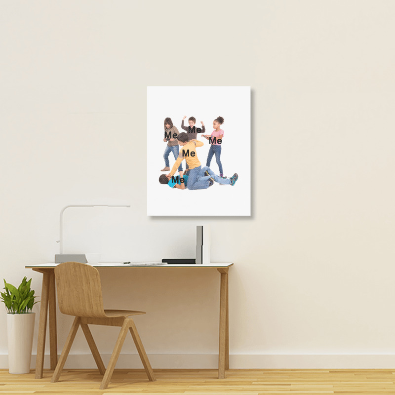 Meme Aesthetic Portrait Canvas Print | Artistshot