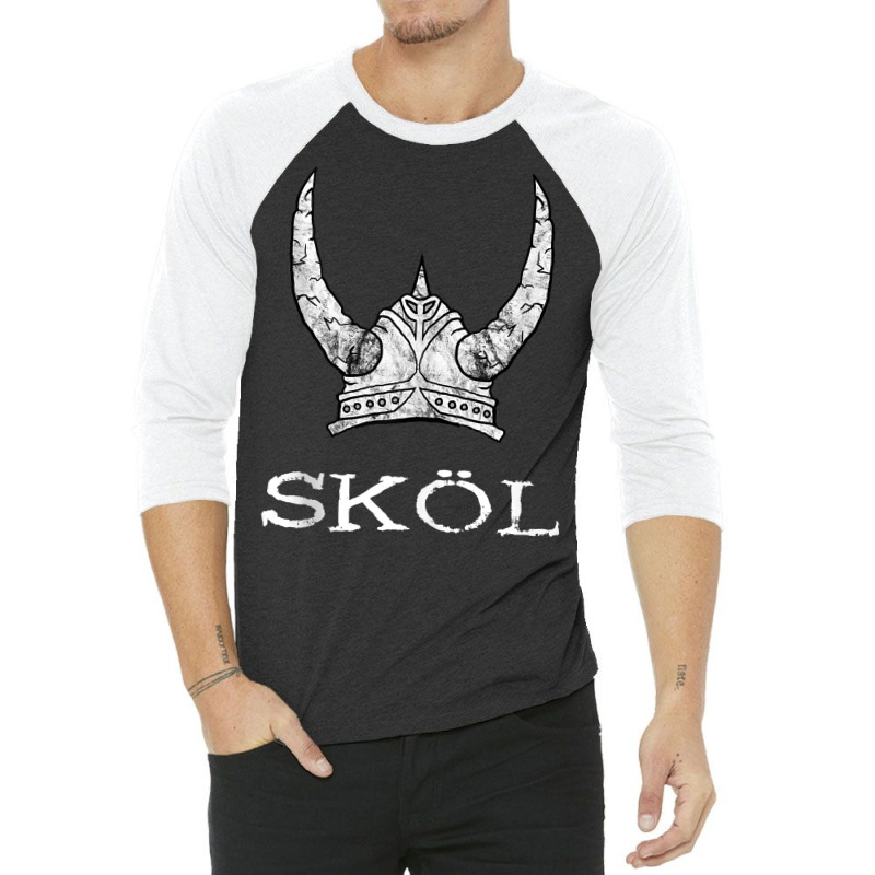 Skol Viking Helmet Nordic Scandinavian Norse Mythology Tank Top 3/4 Sleeve Shirt | Artistshot