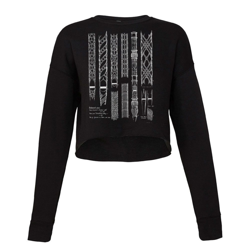 Fancy Organ Pipes Historic Print T Shirt For Organ Lovers Cropped Sweater by ramusghnuneswo | Artistshot