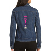 Just Arrived Just Landed Alien Ladies Denim Jacket | Artistshot