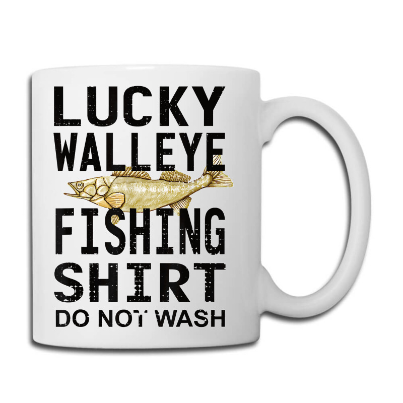 Custom Walleye Fishing Walleye Fisherman Coffee Mug By Eaglesonbonnie -  Artistshot