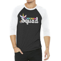 Unicorn Squad 3/4 Sleeve Shirt | Artistshot