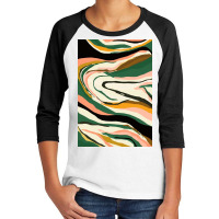 Modern Contemporer Digital Abstract Painting In Colors Youth 3/4 Sleeve | Artistshot