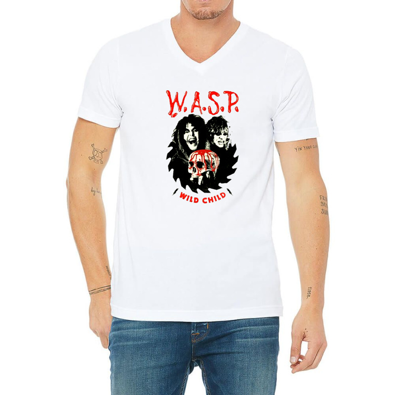 W.a.s.p. Wild Child V-Neck Tee by Citra Ciko | Artistshot