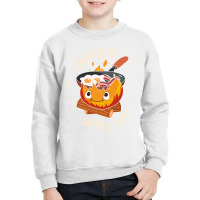 Calcifers Bacon And Egg I Camping Cooking I Bacon Pullover Hoodie Youth Sweatshirt | Artistshot